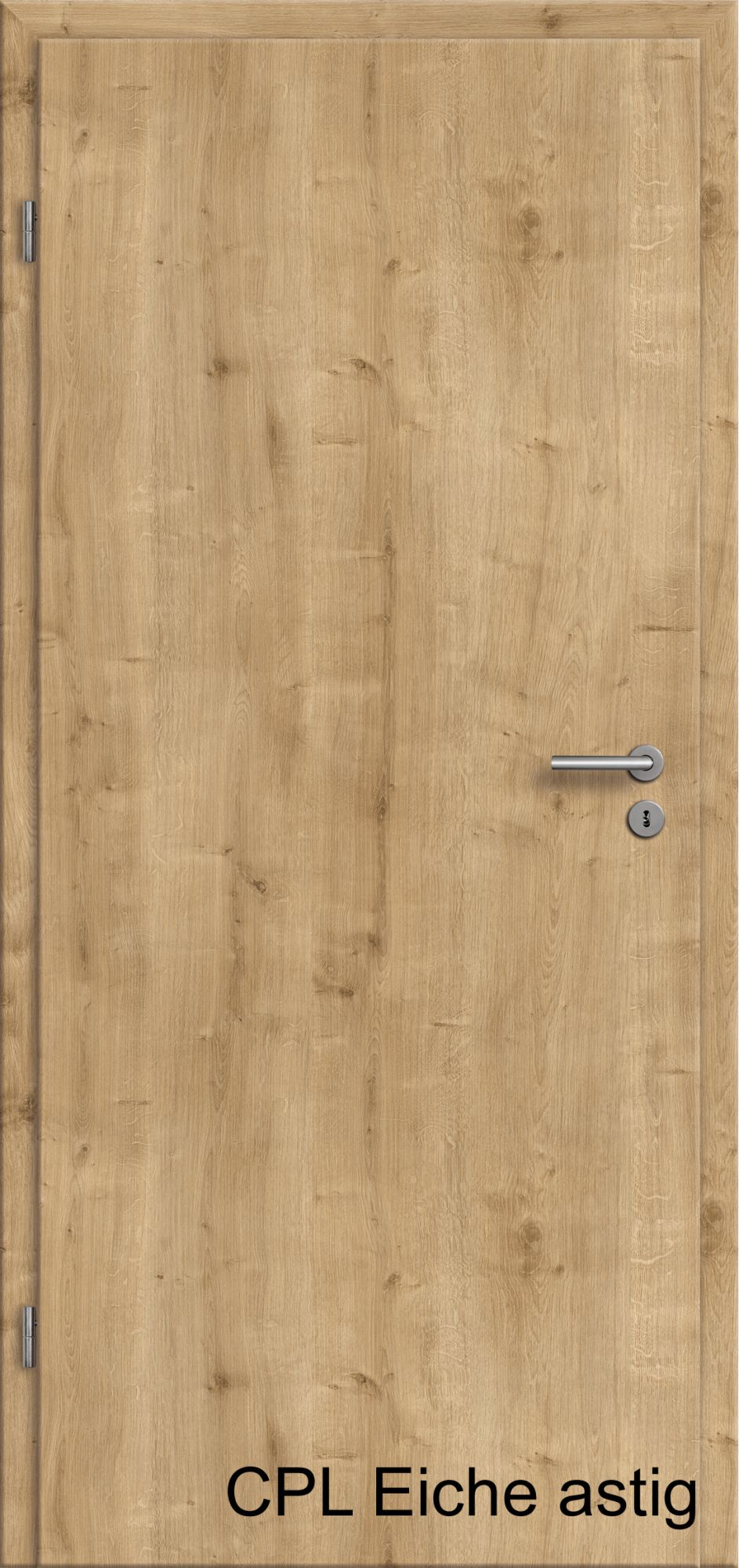 Rauchschutztür RS inkl. Zarge - CPL Holzdekore - Designkante